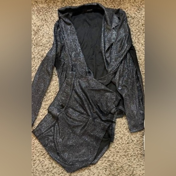 Women's Sparkling BlackTwo piece set :Large - Picture 1 of 2